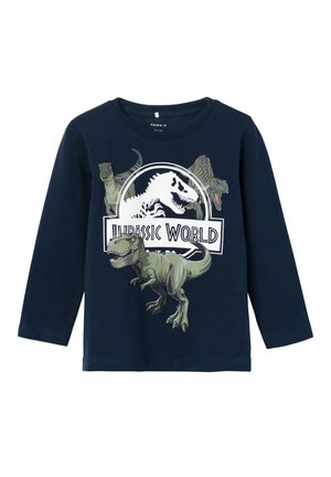 NMMNIJAL JURASSIC  - Camiseta de manga larga - dark sapphire