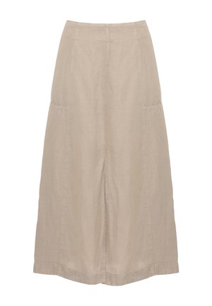 120% Lino, Gonna a campana - beige