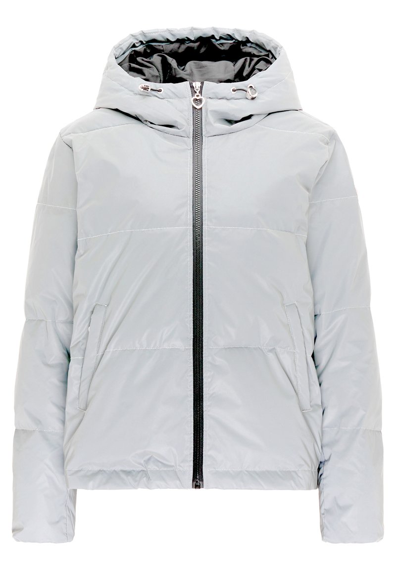 myMo Winterjas zilverkleurig