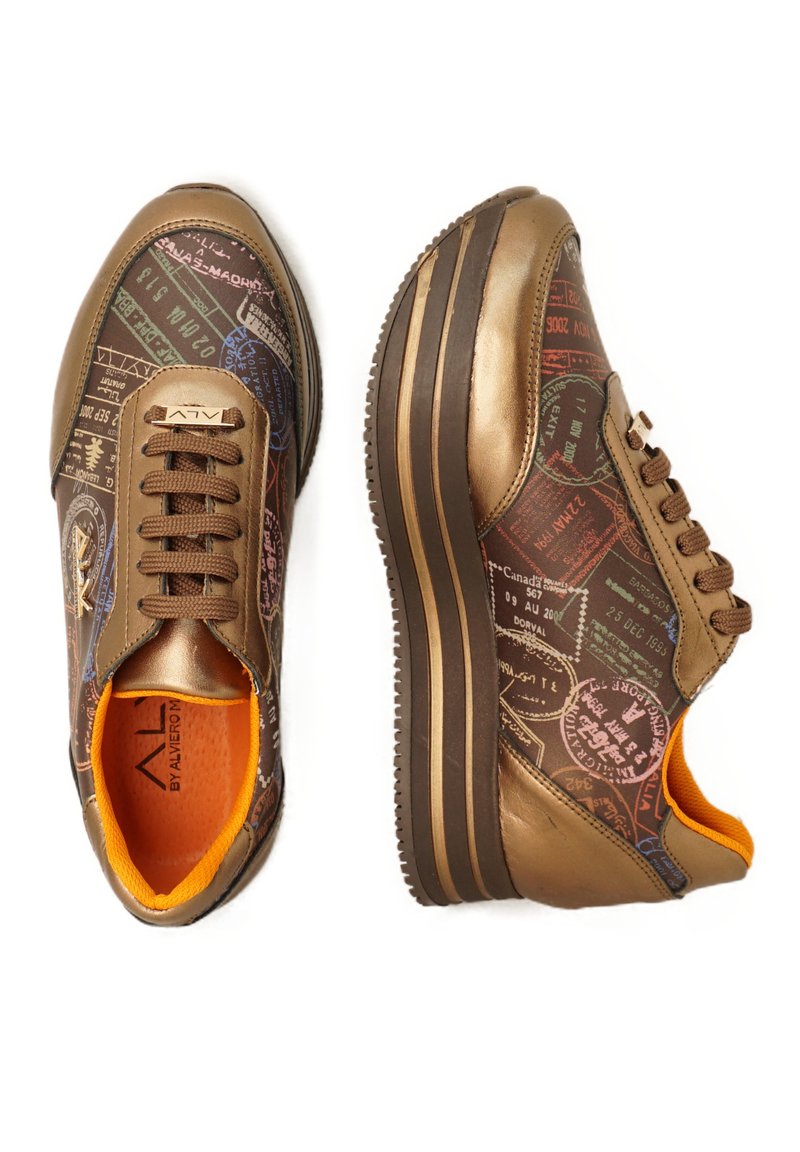 Damen Sneaker low | ALV by Alviero Martini Sneaker low bronze - JT26923 Damen Sneaker low | ALV by Alviero Martini Sneaker low bronze - JT26923