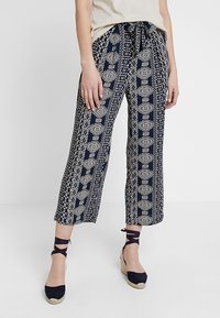 JDY Tygbyxor - dark blue