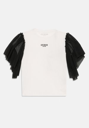 JUNIOR HALLOWEEN - T-shirt med print - white/black
