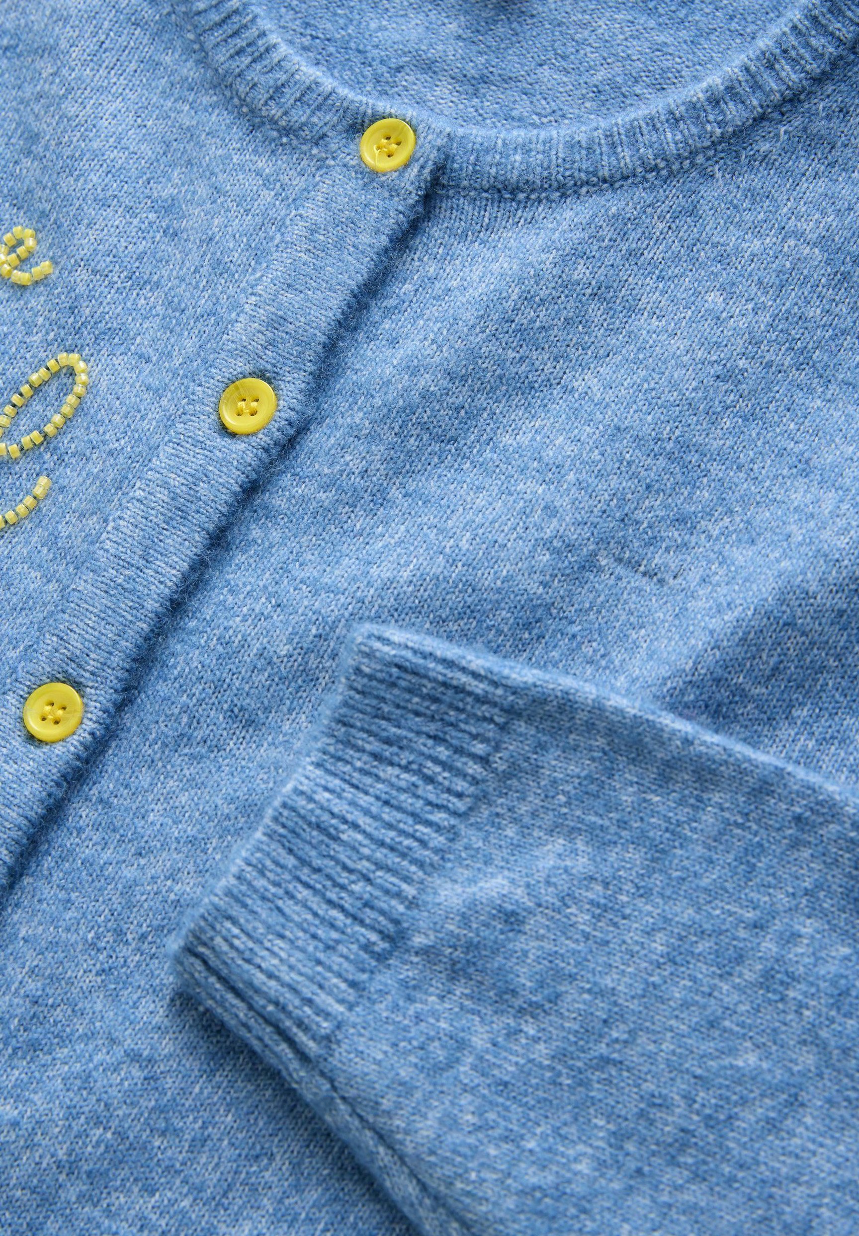 Next Cardigan - chambray blue embellished/albastru - Zalando.ro