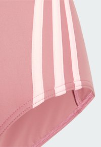 adidas Sportswear 3-STRIPES - Costume da bagno - preloved crimson   pink spark