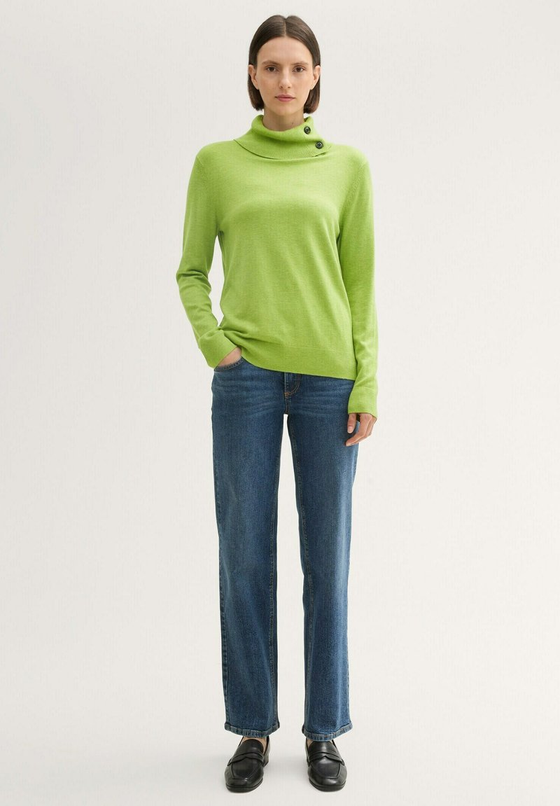 TOM TAILOR Jumper pea green melange/green Zalando
