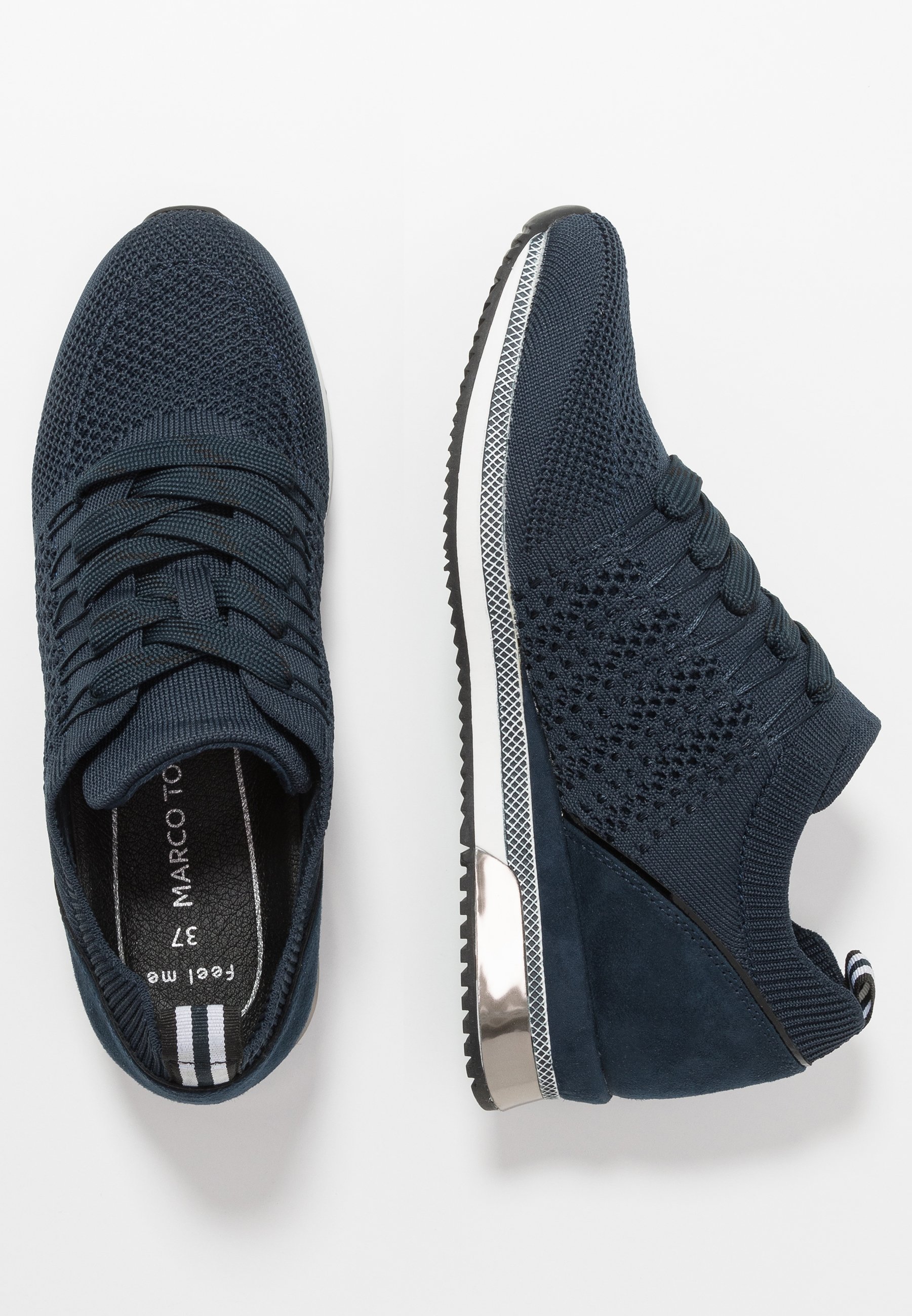 Marco Tozzi Joggesko navymørkeblå Zalando.no Marco Tozzi LACE UP Joggesko navymørkeblå Zalando.no