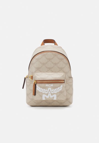 MCM STARK COATED BACKPACK - Mochila - oatmeal