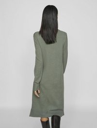 VILA VIRIL CREW NECK MIDI - Abito in maglia - laurel wreath