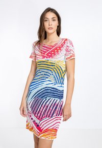 Ivko JACQUARD WAVE MOTIF - Sarafanas - white