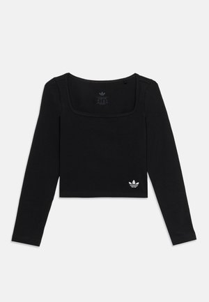 adidas Originals, SLIM LONG SLEEVE JUNIOR - Μπλούζα με μακριά μανίκια - black