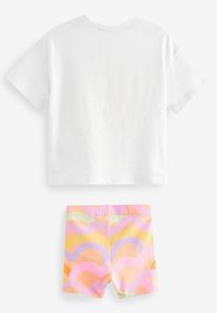 Next SET  - REGULAR FIT - Lühikesed püksid - pink white rainbow sun