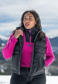 Helly Hansen DAYBREAKER CROPPED  - Vesta od flisa - magenta