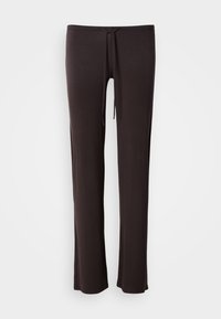 LOW WAIST LOUNGEWEAR TROUSERS - Trousers - chocolate plum