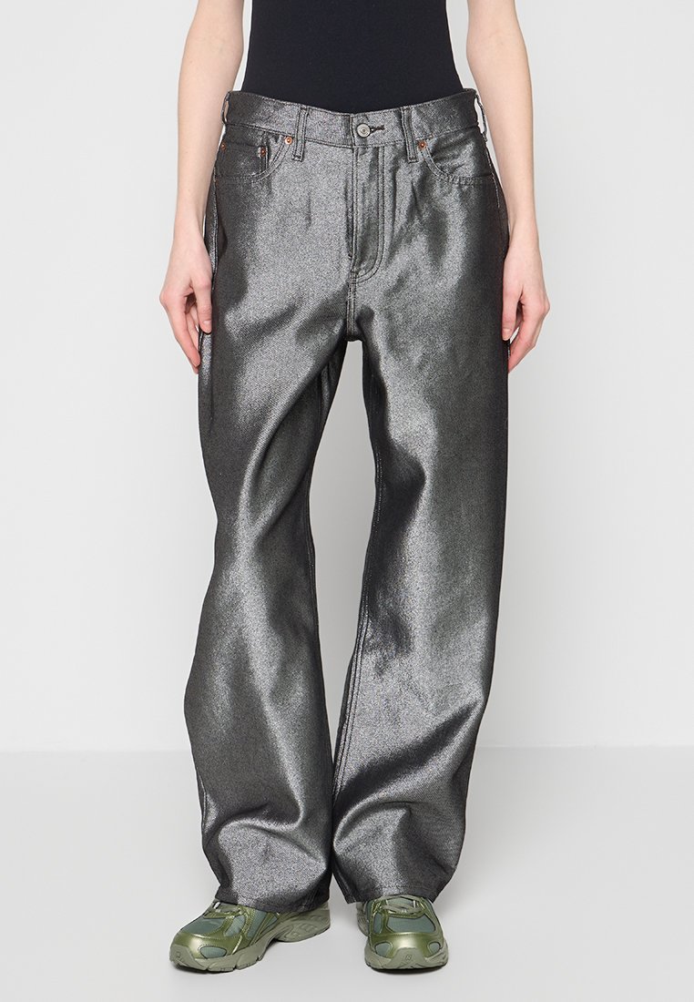 Abercrombie & Fitch Baggy jeans zilverkleurig Abercrombie & Fitch Baggy jeans zilverkleurig