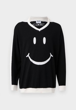 SMILEY MAGLIA - Pullover - fantasia nero