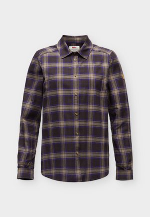 Fjällräven, ÖVIK CLASSIC SHIRT - Chemisier - black oak/dark violet