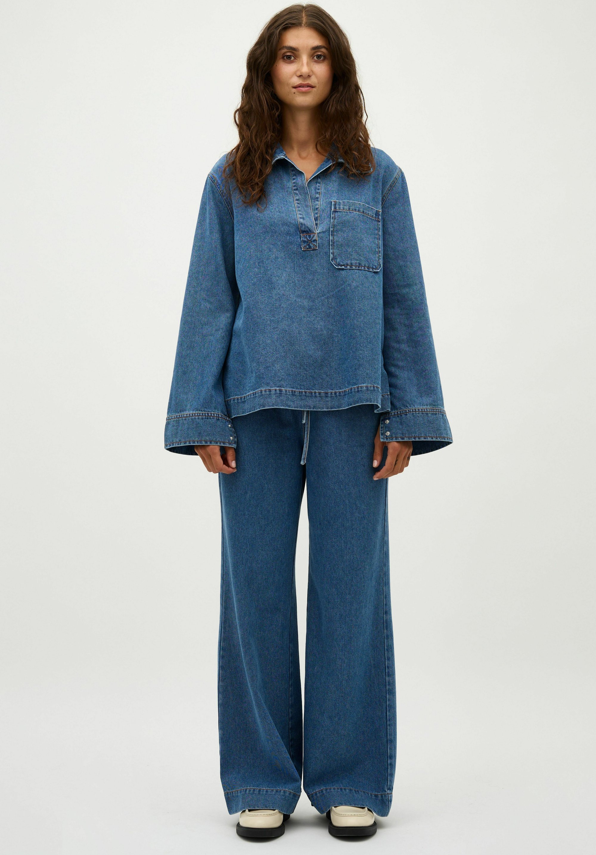 Global Funk CASANEA Relaxed fit jeans mid vintage blue/blue