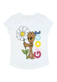 Marvel MARVEL GOTG CLASSIC - GROOT OVERSIZE - Camiseta estampada - white