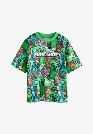 Next, NEXT ALL OVER PRINT LICENSE T-SHIRT (4-16YRS) - T-Shirt print - green all over print
