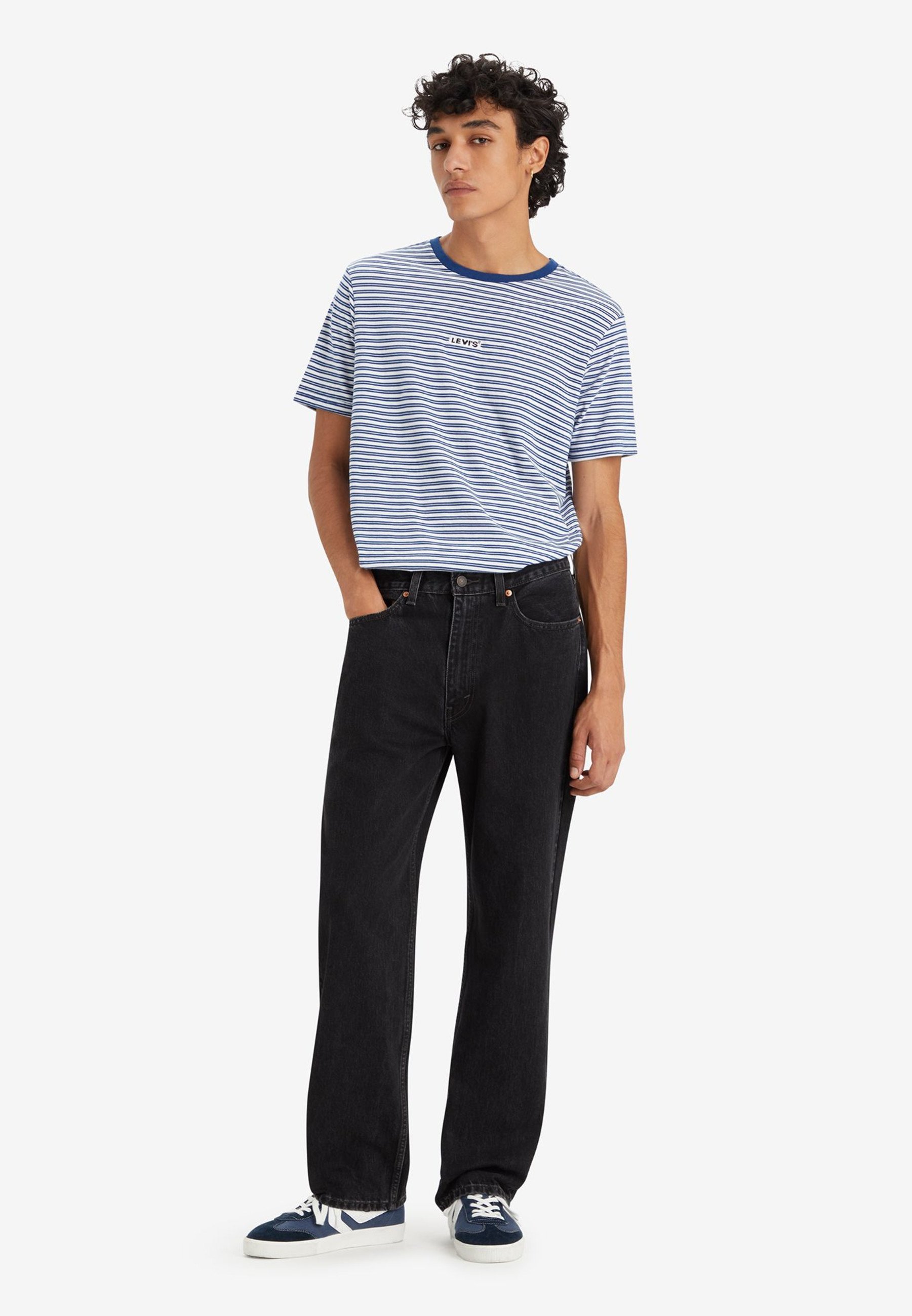 Levi's® 565® LOOSE STRAIGHT - Loose Jeans - forget me nots/black