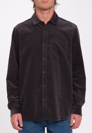 ZANDER LS - Shirt - asphalt black