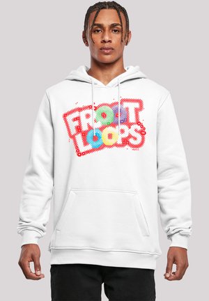 KELLOGG'S FROOT LOOPS BREAKFAST CEREAL POP ART - Hoodie - weiß