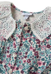 OVS FLORAL WITH BRODERIE ANGLAISE COLLAR. - Chemisier - deep blue