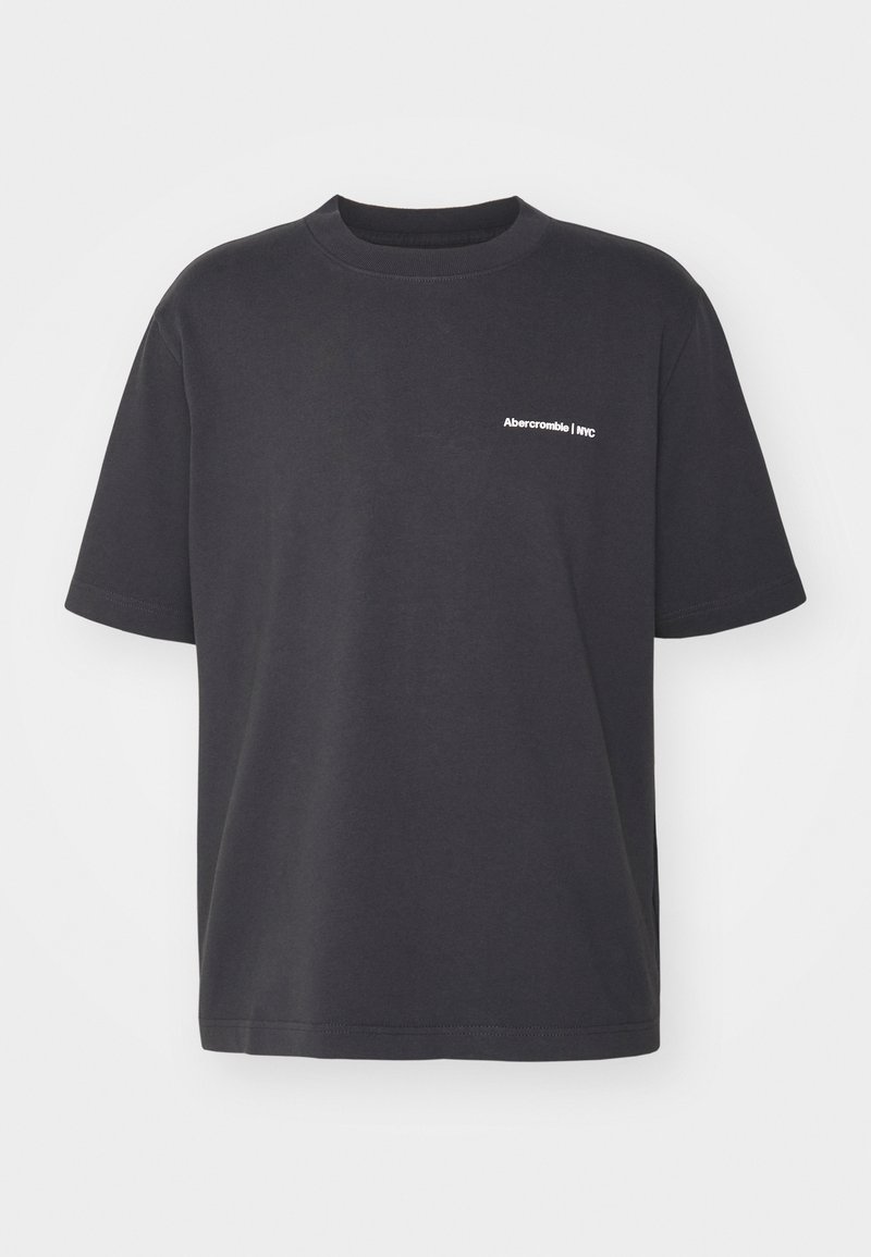 Abercrombie & Fitch T-shirt basic donkerblauw Abercrombie & Fitch T-shirt basic donkerblauw