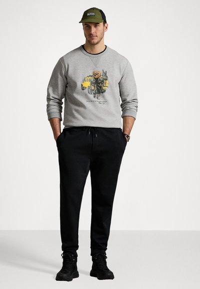Polo Ralph Lauren Big & Tall POLO BEAR DOUBLE KNIT SWEATSHIRT - Camisola - andover heather