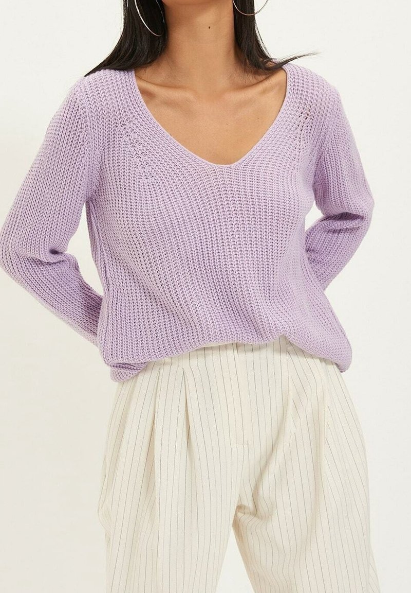 Trendyol Strickpullover - purple