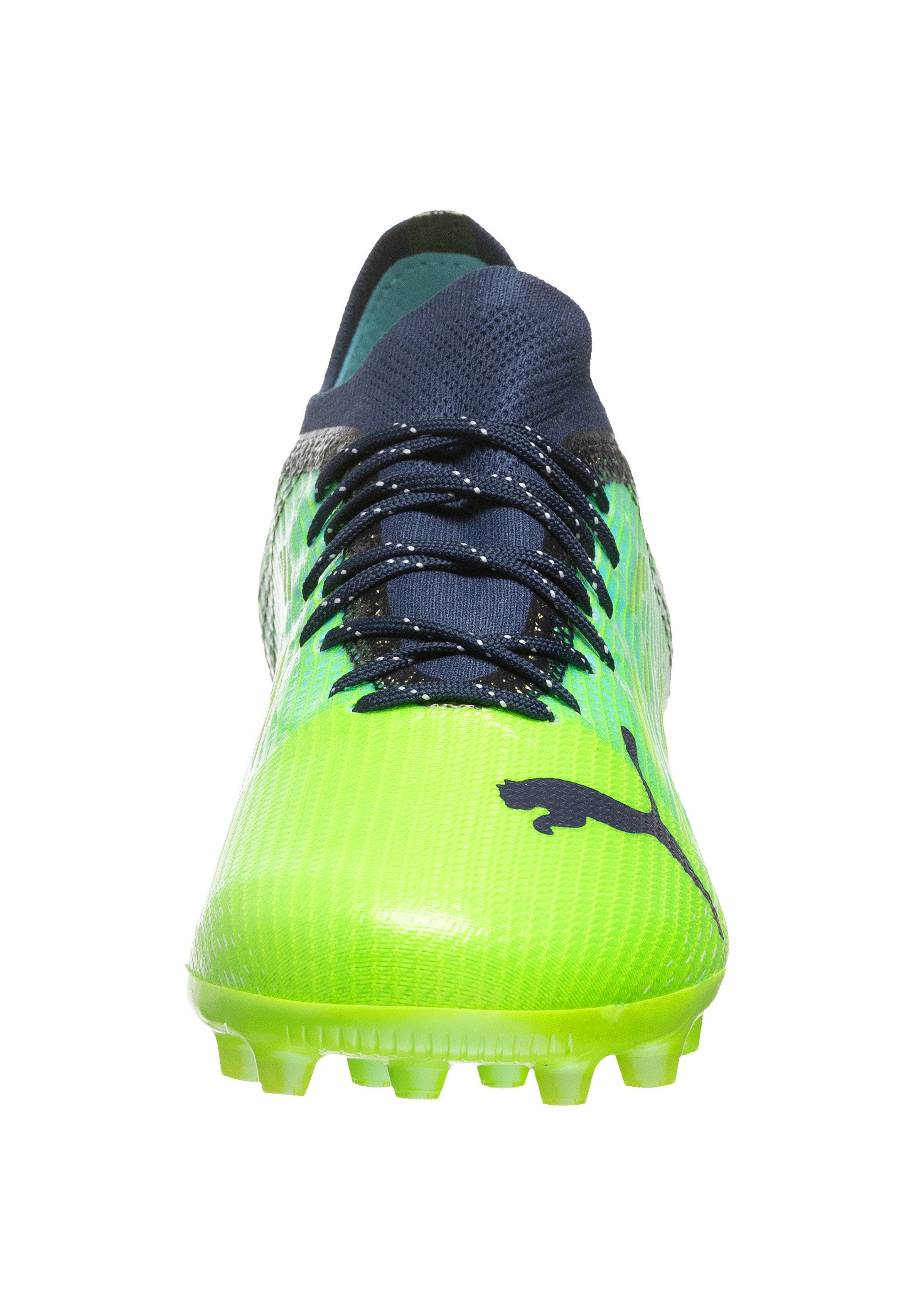 Puma ULTRA - Botas de fútbol con tacos - green glare-elektro aqua/verde  claro - Zalando.es