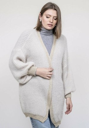 Dona x Lisa, LONG OUVERT KODY - Gilet - ecru