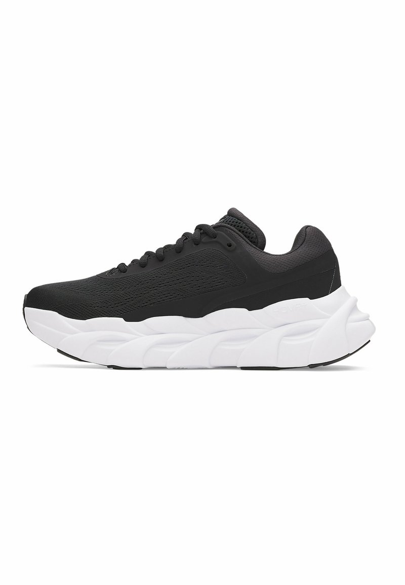 Under Armour HALO RUNNER - Road running shoes - black/black - Zalando