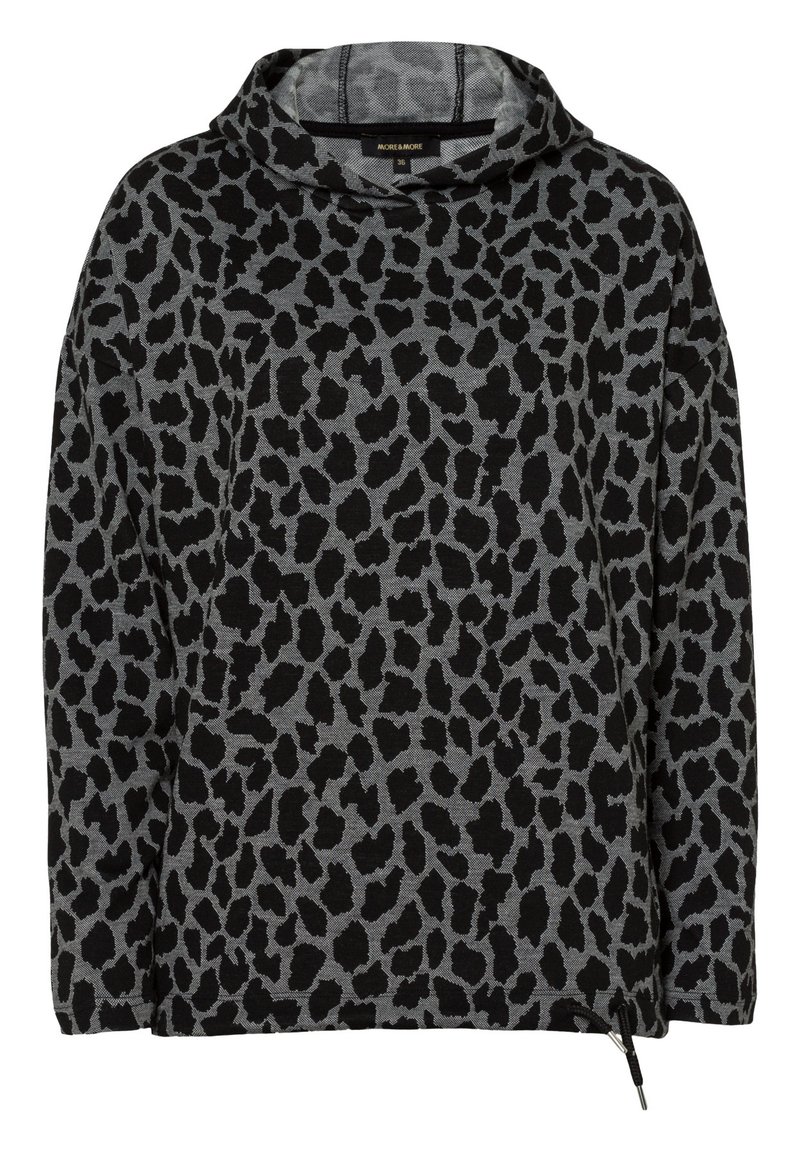 Damen Sweatshirts | More & More Kapuzenpullover grau meliert/grau-meliert - FK20365 Damen Sweatshirts | More & More Kapuzenpullover grau meliert/grau-meliert - FK20365