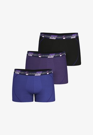 Athena LOT DE 3 BOXERS HOMME TRAINING - Boxers - indigo violine noir