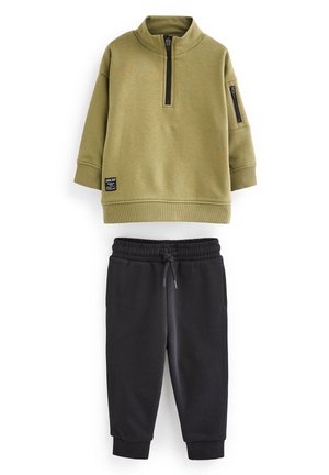 SET - Træningssæt - khaki/green/black