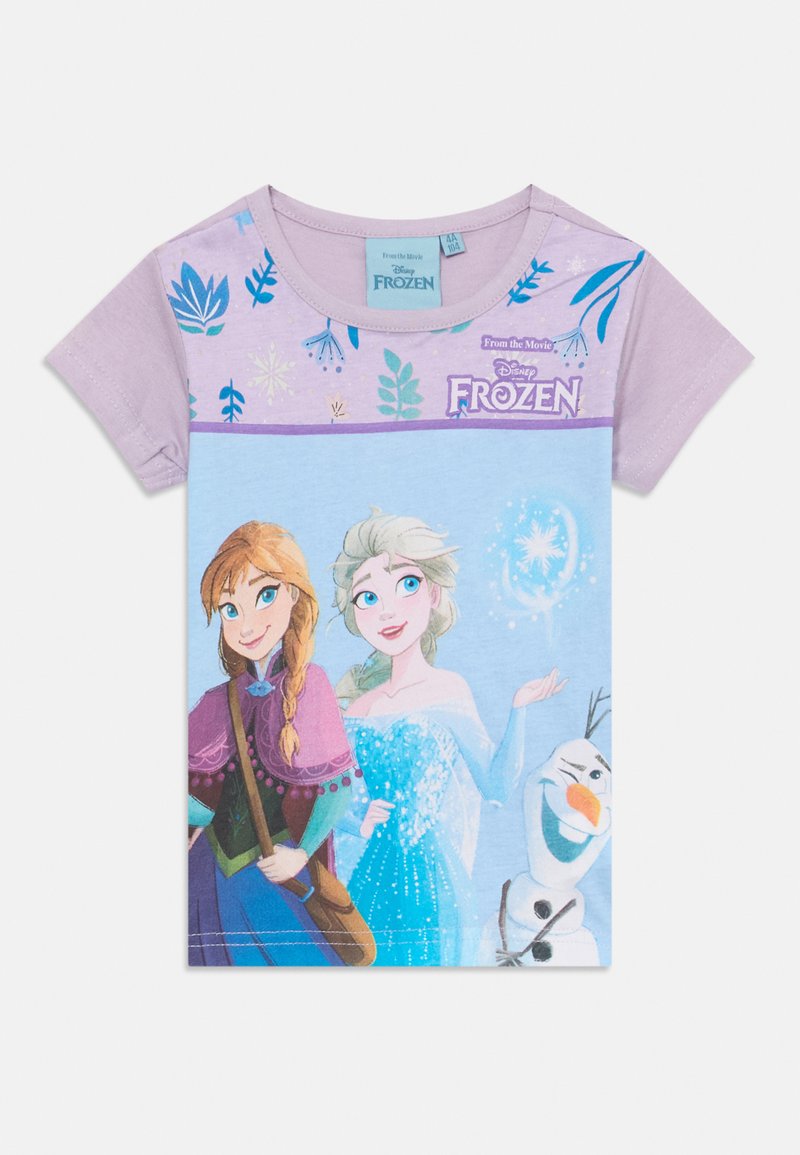 Disney Frozen T-shirt print paars Disney Frozen T-shirt print paars