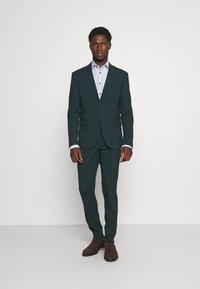 Lindbergh - PLAIN MENS SUIT - Uzvalks - bottle green melange Miniatūras attēls 1