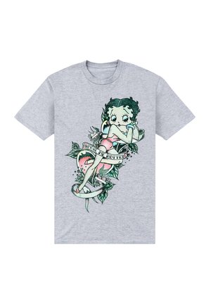 BETTY BOOP SPOIL ME TATTOO - Camiseta estampada - heather grey
