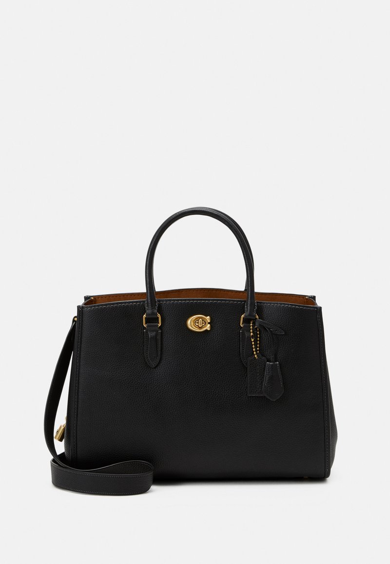 Coach POLISHED BROOKE CARRYALL Kabelka Black ern Zalando cz coach-polished-brooke-carryall-kabelka-black-ern-zalando-cz