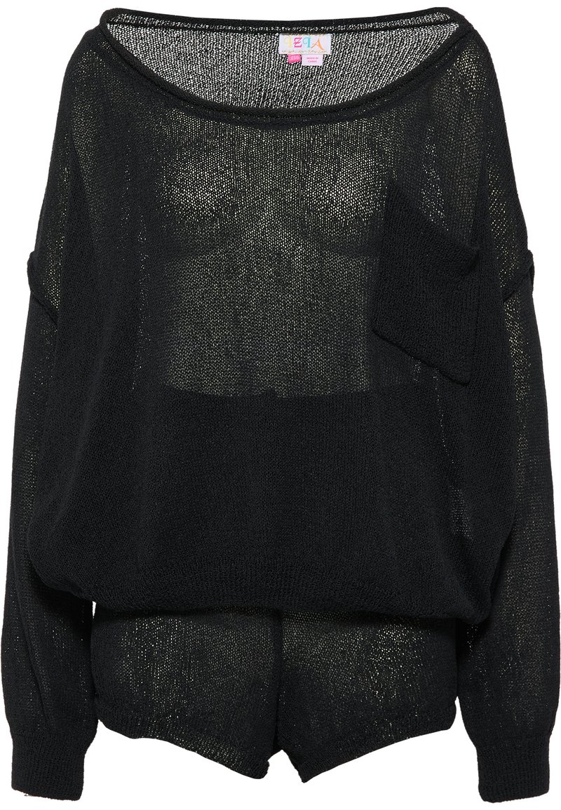 Damen Kleider | IZIA IZIA MAHISHA Strickpullover schwarz/anthrazit - XF10011 Damen Kleider | IZIA IZIA MAHISHA Strickpullover schwarz/anthrazit - XF10011