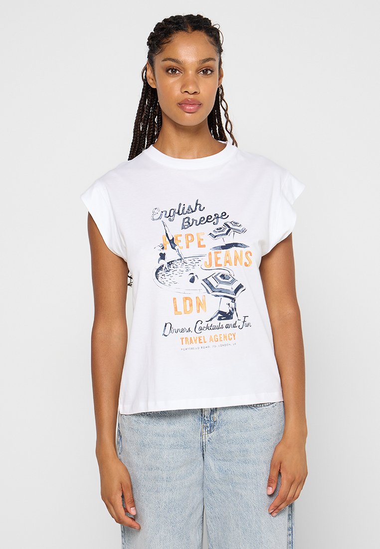 Pepe Jeans T-shirt print wit