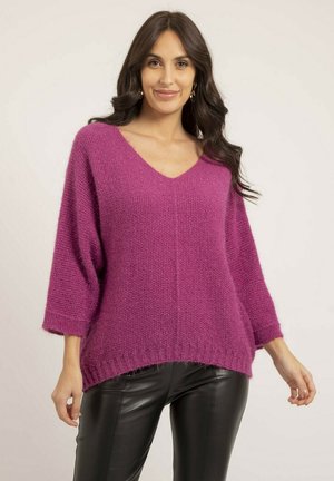 Dona x Lisa COL V KAFIA - Pullover - violet