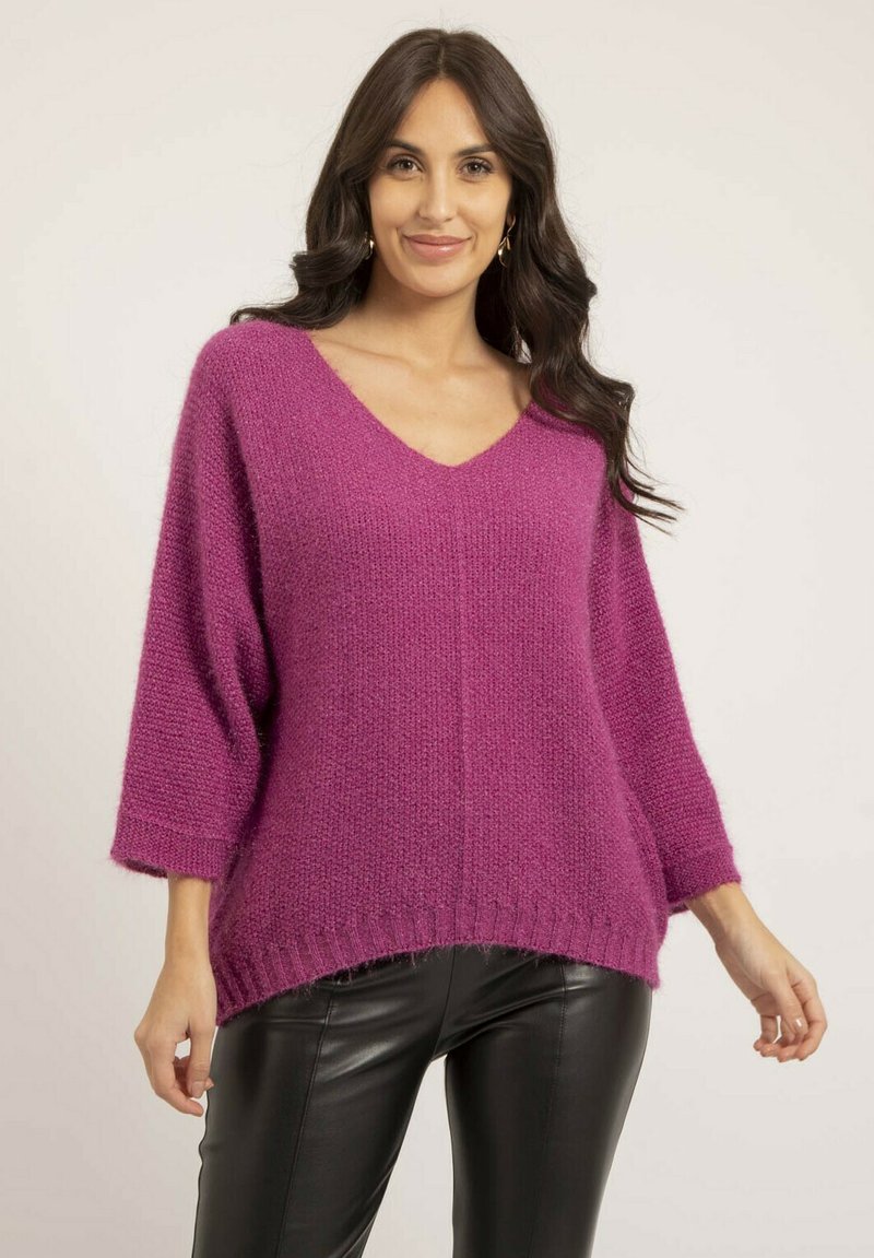Dona x Lisa COL V KAFIA - Pullover - violet
