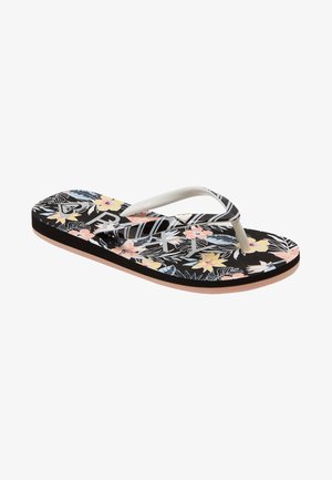 PEBBLES - T-bar sandals - anthracite black