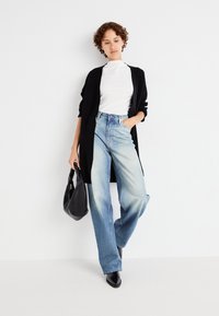 ONLY ONLFRIDA LIFE OPEN - Kardigan - black