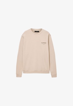 AllSaints, UNDERGROUND CREW - Sweatshirt - sandstone taupe