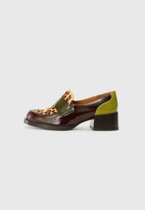 ZUMAIRA - Slip-ons - sucre choco/pinkie leopa/sucre mili/aru kiwi