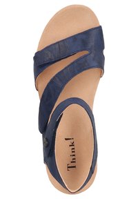Think! Keilsandalette - indigo