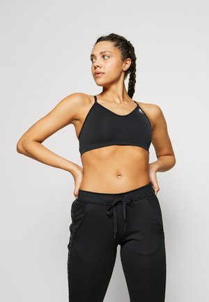 SPORT BRA SEAMLESS SOFT - Sportmelltartó könnyű sportoláshoz - black